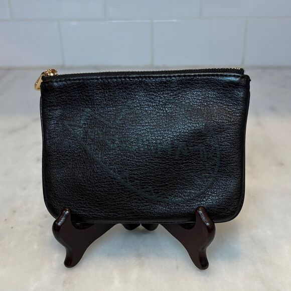 Rebecca Minkoff Pebbled Leather Friends Wristlet with Key Ring - Picture 4 of 13